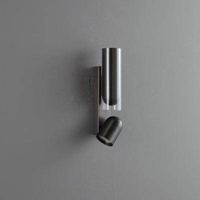 Cylinder Rectangular Acrylic 2-Light Wall Lamp - Industrial Dual Beam Wall Sconce For Living Room