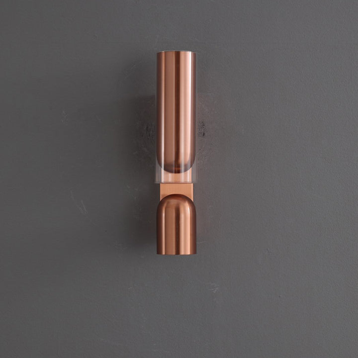 Cylinder Rectangular Acrylic 2-Light Wall Lamp - Industrial Dual Beam Wall Sconce For Living Room