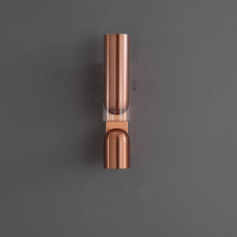 Cylinder Rectangular Acrylic 2-Light Wall Lamp - Industrial Dual Beam Wall Sconce For Living Room