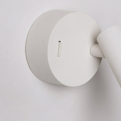 Modern Minimalist Aluminum Round Cylinder LED Wall Sconce Lamp for Living Room