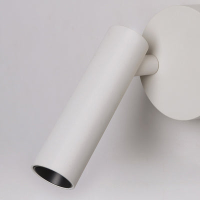 Modern Minimalist Aluminum Round Cylinder LED Wall Sconce Lamp for Living Room
