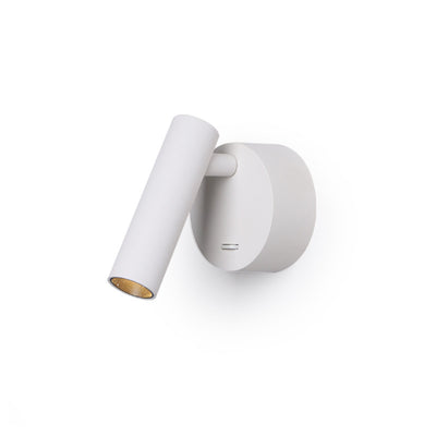 Modern Minimalist Aluminum Round Cylinder LED Wall Sconce Lamp for Living Room