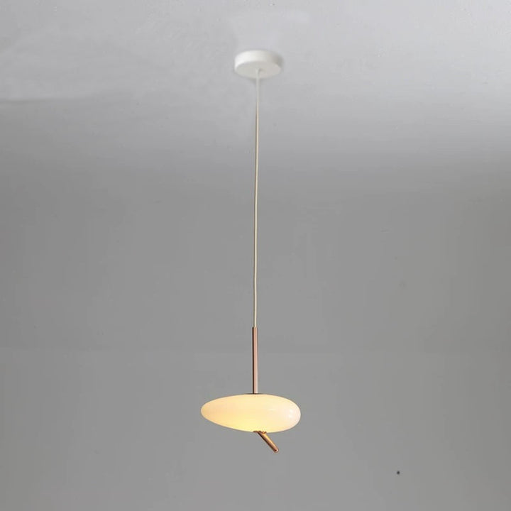 Zeitgenössische nordische Eisenkiesel-LED-Pendelleuchte für Schlafzimmer