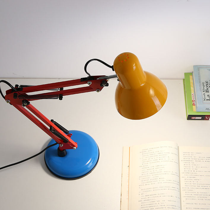 Moderne Einfachheit Memphis Eisen Halbkreis 1-Licht Tischlampe für Studie 