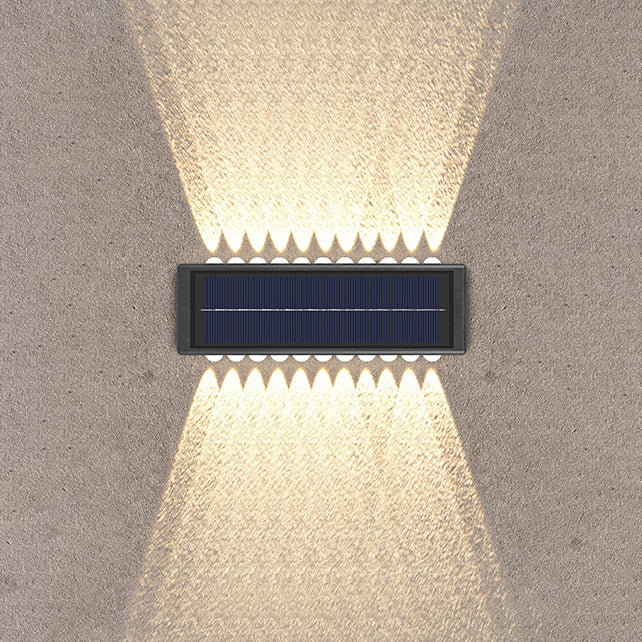 Lampe murale LED en ABS PVC rectangulaire étanche à l&