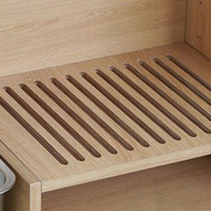 Modern Minimalist Cat Litter Box Furniture With Hidden Litter Box Cabinet And Cat Bed - Plywood Square Multifunctional Cat Furniture For Entryway