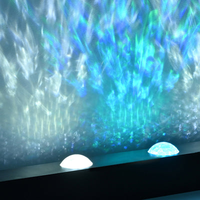 3D Water Ripple LED Wall Light – Modern Ambient Lighting for Bedroom or Lounge