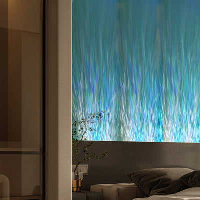 3D Water Ripple LED Wall Light – Modern Ambient Lighting for Bedroom or Lounge