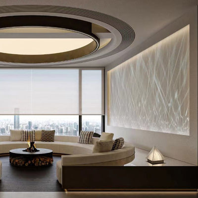 3D Water Ripple LED Wall Light – Modern Ambient Lighting for Bedroom or Lounge