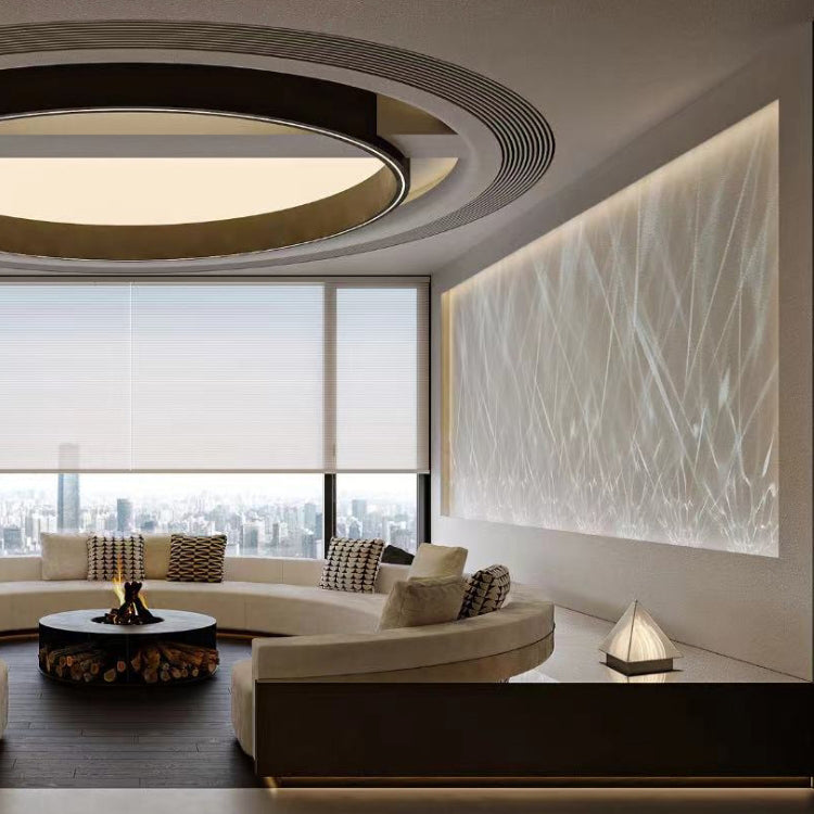 3D Water Ripple LED Wall Light – Modern Ambient Lighting for Bedroom or Lounge