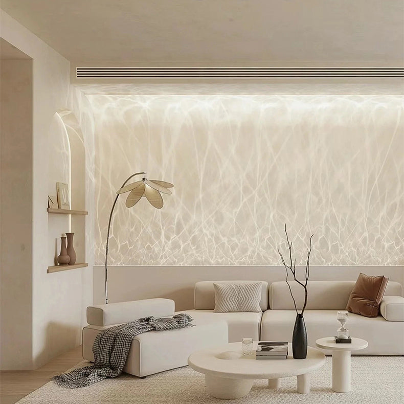 3D Water Ripple LED Wall Light – Modern Ambient Lighting for Bedroom or Lounge