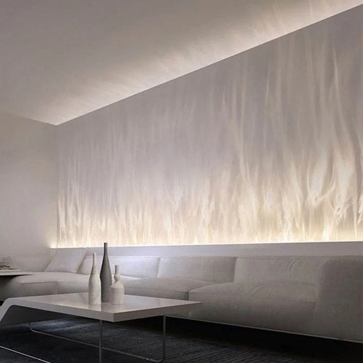3D Water Ripple LED Wall Light – Modern Ambient Lighting for Bedroom or Lounge
