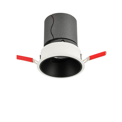 Adjustable Aluminum Recessed LED Downlight - Scandinavian Maintenance Flush Mount Lighting For Living Room