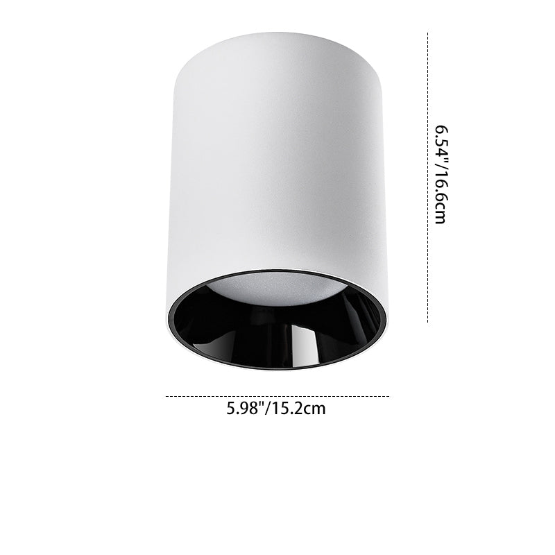 Adjustable Aluminum LED Pendant Light - Minimalist Round Flush Mount Ceiling Light For Home Office