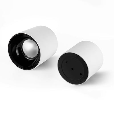 Adjustable Aluminum LED Pendant Light - Minimalist Round Flush Mount Ceiling Light For Home Office