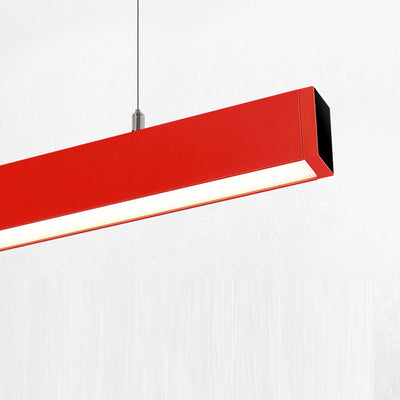 Eye-Care & Anti-Glare Aluminum LED Chandeliers - Minimalist Linear Pendant Light For Home Office