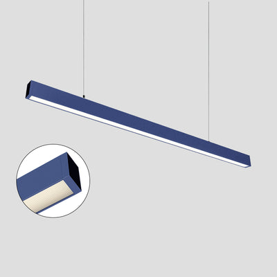 Eye-Care & Anti-Glare Aluminum LED Chandeliers - Minimalist Linear Pendant Light For Home Office