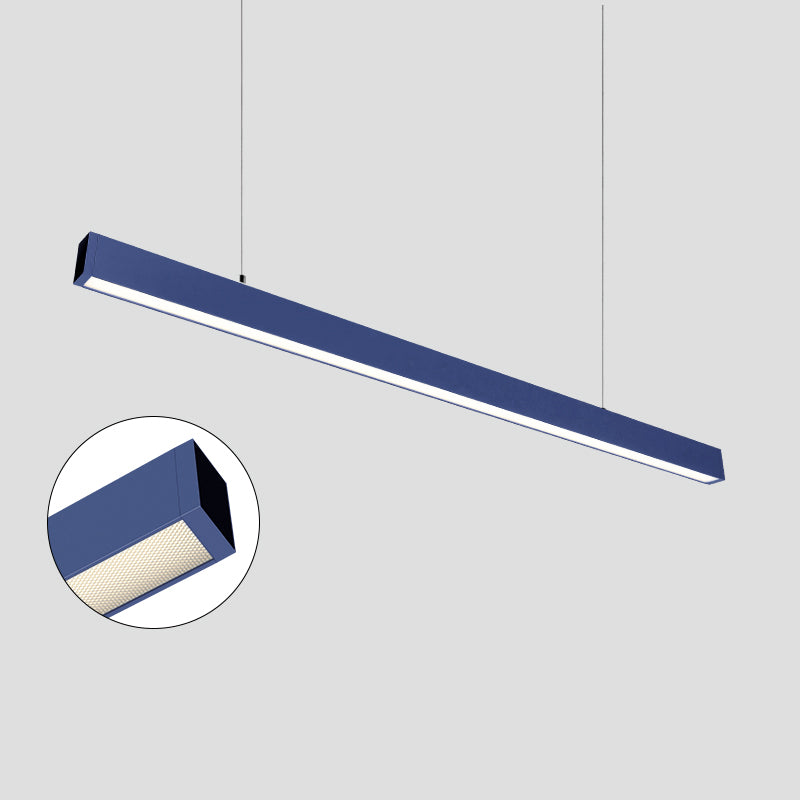 Eye-Care & Anti-Glare Aluminum LED Chandeliers - Minimalist Linear Pendant Light For Home Office