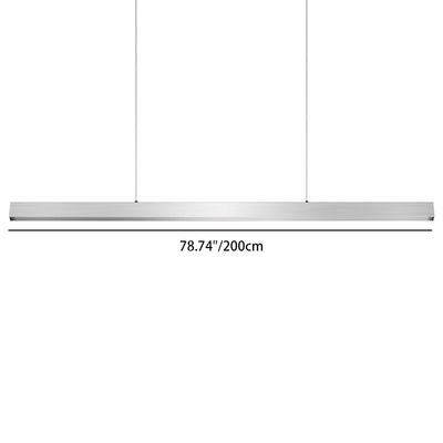Adjustable Magnetic LED Track Lighting - Minimalist Linear Pendant Light For Home Office
