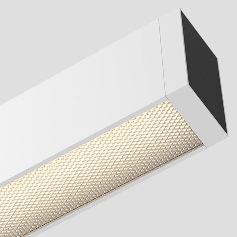 Luz Colgante LED Antideslumbrante Profunda para Cuidado de los Ojos - Luz Colgante Lineal Minimalista para Oficina en Casa 