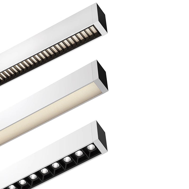 Luz Colgante LED Antideslumbrante Profunda para Cuidado de los Ojos - Luz Colgante Lineal Minimalista para Oficina en Casa 
