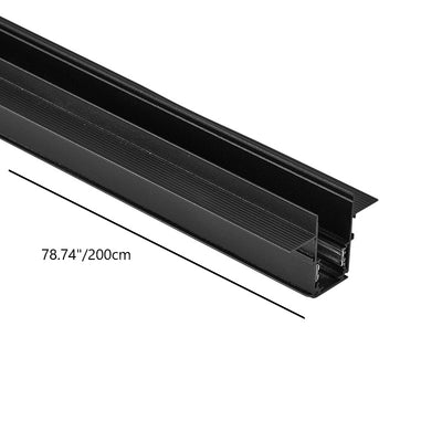 Strip Recessed LED Magnetic Track Lighting - Minimalist Linear Flush Mount Ceiling Light For Home Office