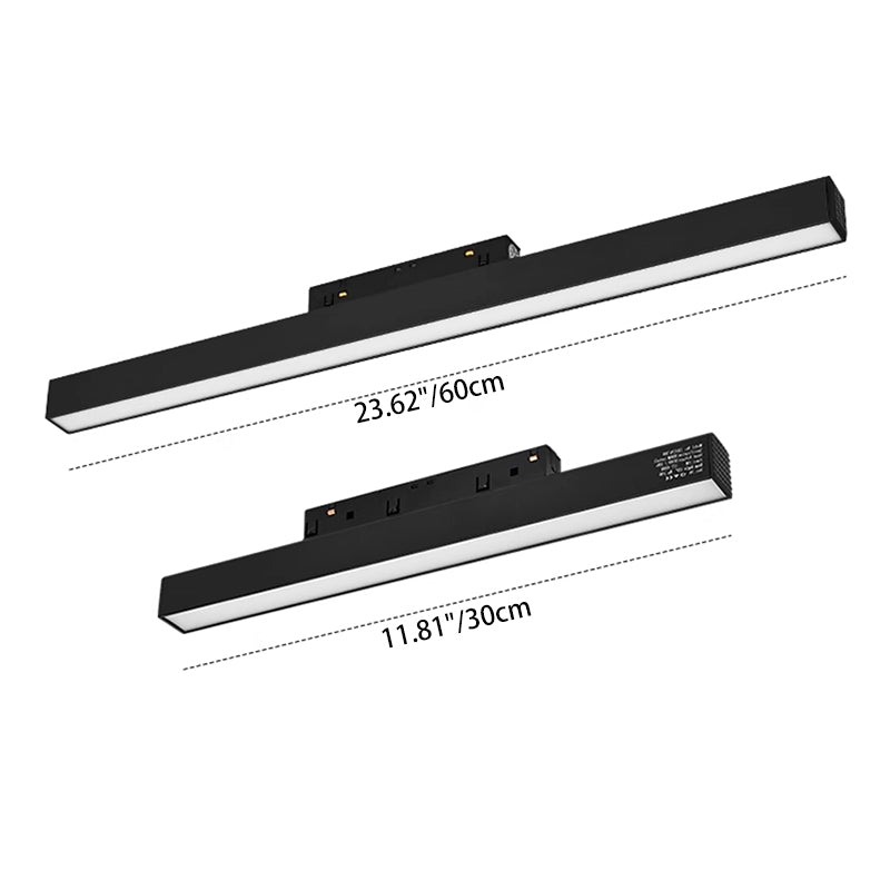 Strip Recessed LED Magnetic Track Lighting - Minimalist Linear Flush Mount Ceiling Light For Home Office