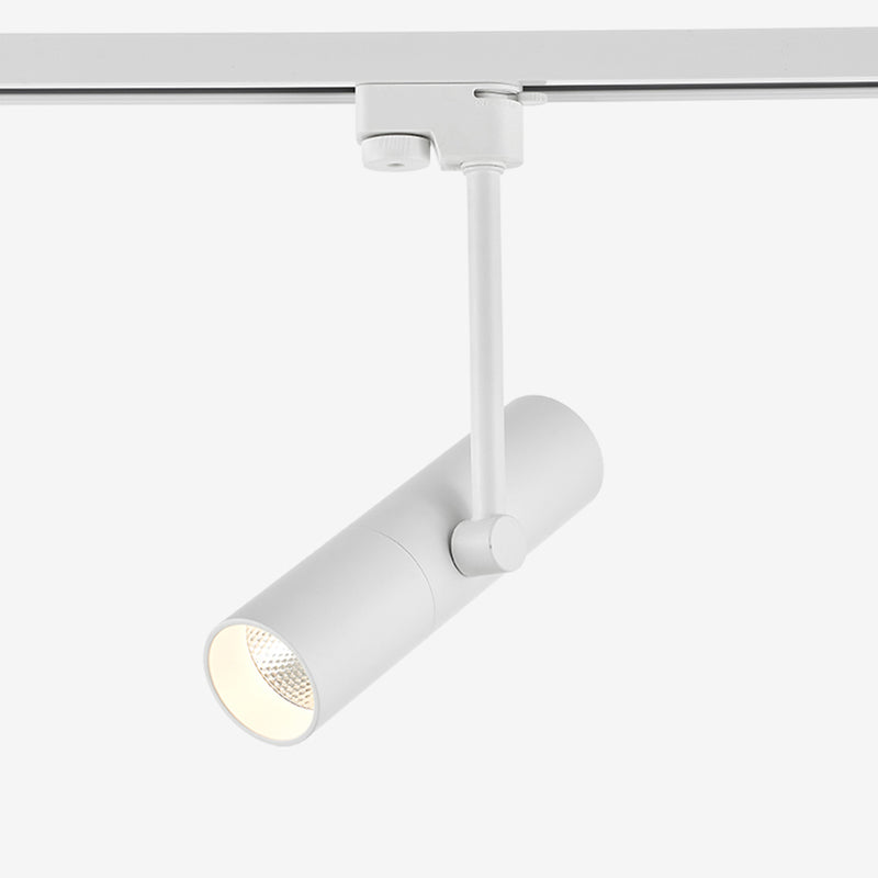 Adjustable Aluminum LED Track Spotlight - Creative Cylinder Semi-Flush Mount Ceiling Light For Home Office