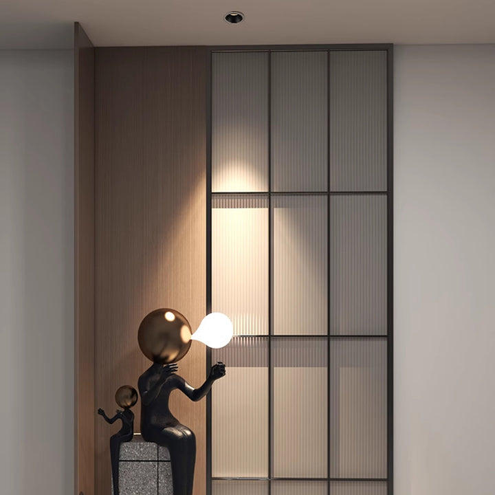 Eingelassenes verstellbares Aluminium-LED-Downlight - Minimalistische drehbare Zylinder-Deckenleuchte für das Wohnzimmer 