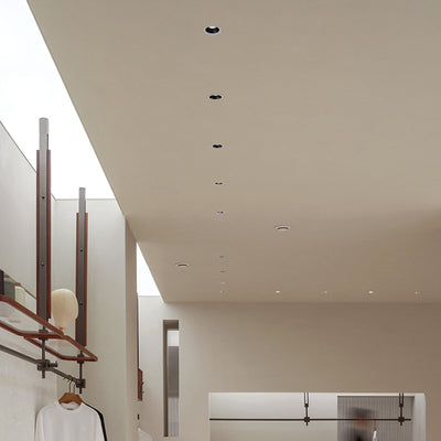 Recessed Aluminum LED Downlight - Industrial Round Square Rectangular Flush Mount Lighting For Living Room