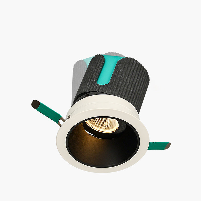 Eingelassener Aluminium LED-Spot - Minimalistische zylindrische Deckenleuchte für das Wohnzimmer 