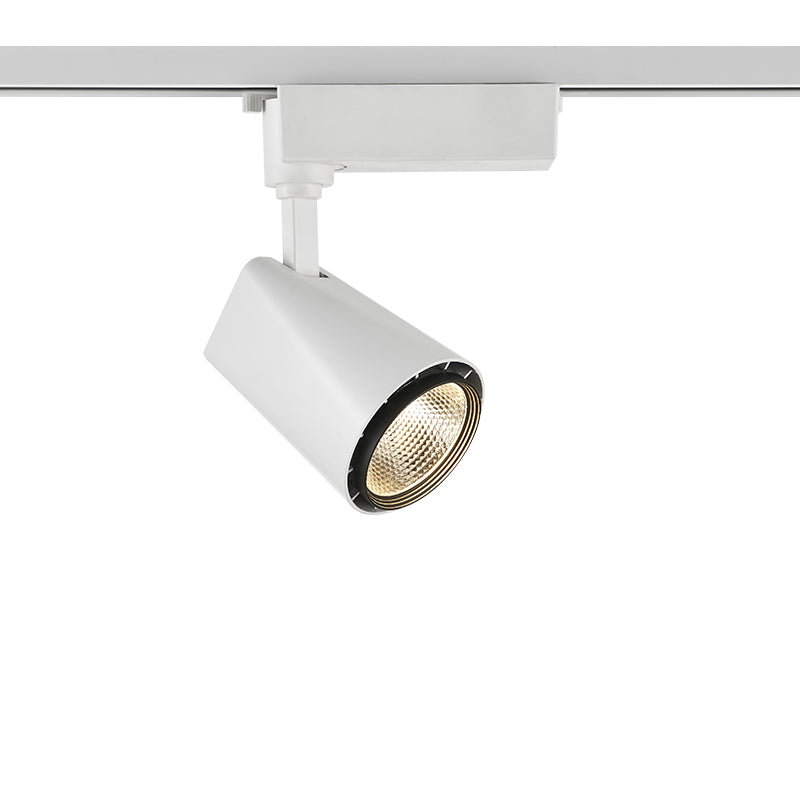 Adjustable Aluminum LED Track Spotlight - Minimalist Rotatable Semi-Flush Mount Ceiling Light For Home Office