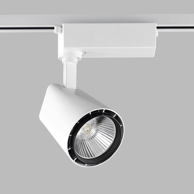 Adjustable Aluminum LED Track Spotlight - Minimalist Rotatable Semi-Flush Mount Ceiling Light For Home Office