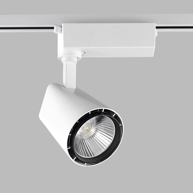 Adjustable Aluminum LED Track Spotlight - Minimalist Rotatable Semi-Flush Mount Ceiling Light For Home Office
