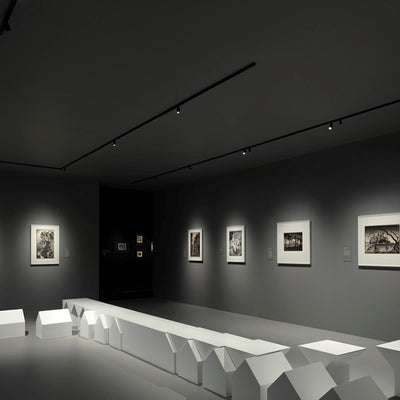 Adjustable Aluminum Zoomable LED Track Spotlight - Industrial Cylinder Semi-Flush Mount Ceiling Light For Home Office