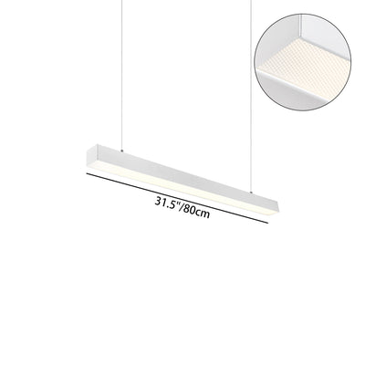 Flicker-Free Eye Aluminum LED Linear Pendant Light - Industrial Pendant Light For Home Office