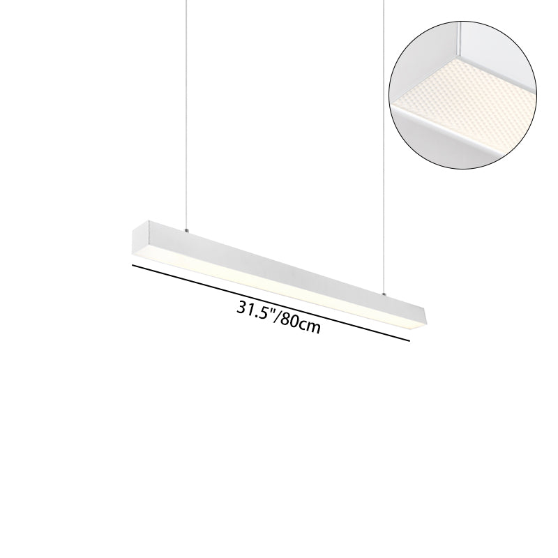 Flicker-Free Eye Aluminum LED Linear Pendant Light - Industrial Pendant Light For Home Office