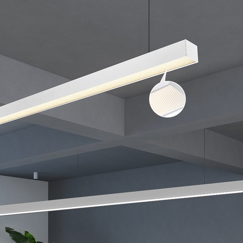 Flicker-Free Eye Aluminum LED Linear Pendant Light - Industrial Pendant Light For Home Office