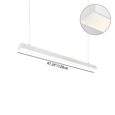 Flicker-Free Eye Aluminum LED Linear Pendant Light - Industrial Pendant Light For Home Office