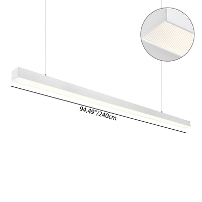 Flicker-Free Eye Aluminum LED Linear Pendant Light - Industrial Pendant Light For Home Office