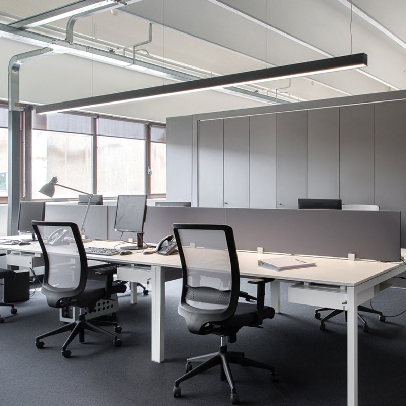 Flicker-Free Eye Aluminum LED Linear Pendant Light - Industrial Pendant Light For Home Office