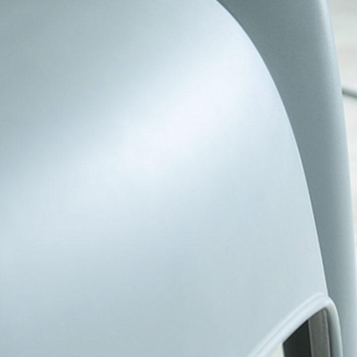 Modern Minimalist Sculptural PP Accent Chair - Curved Barrel Backrest &amp; Integrated Armrest Lounge Chair For Living Room