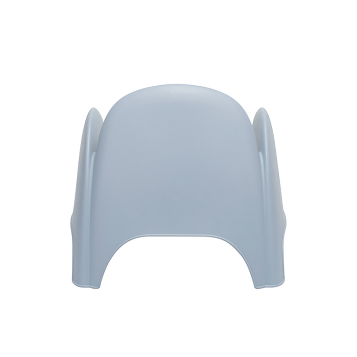 Modern Minimalist Sculptural PP Accent Chair - Curved Barrel Backrest &amp; Integrated Armrest Lounge Chair For Living Room