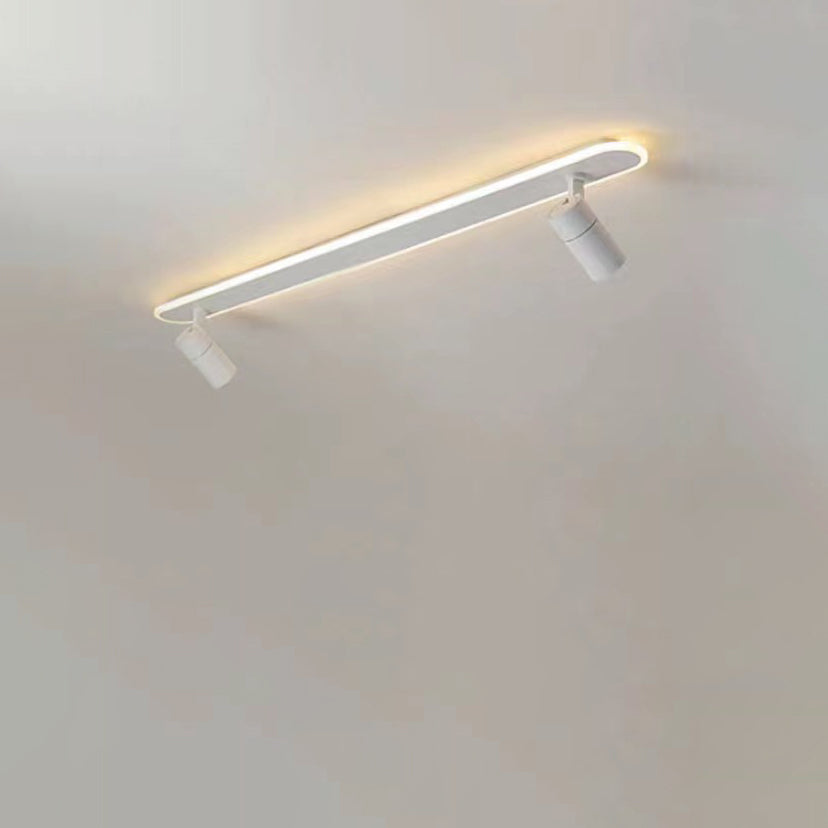 Moderne minimalistische Acryl lange Spotlight Track Licht LED Unterputz Deckenleuchte für Wohnzimmer 