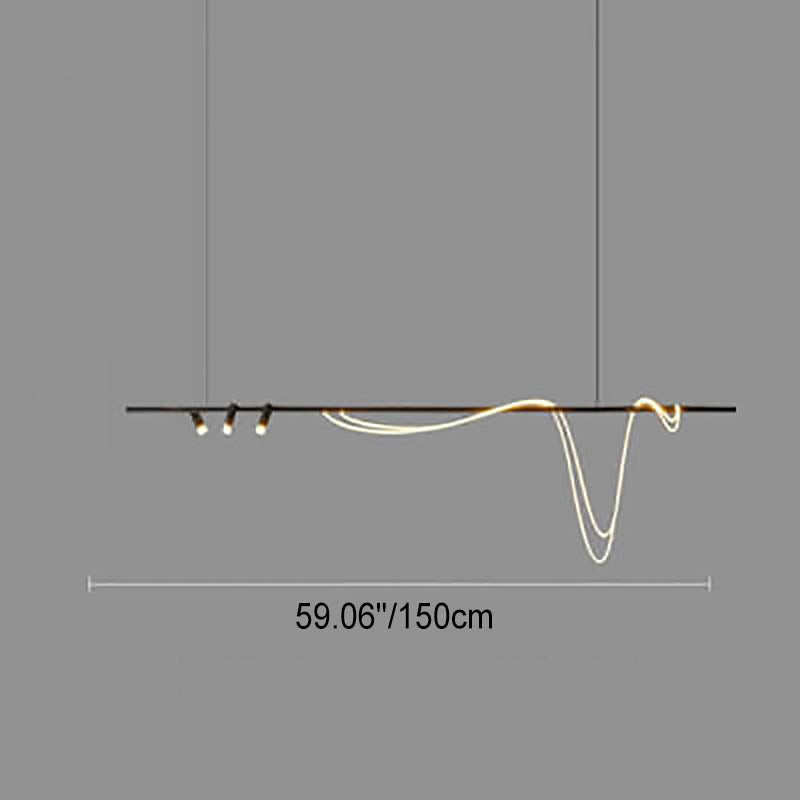 Moderne minimalistische drehbare LED-Wandleuchte