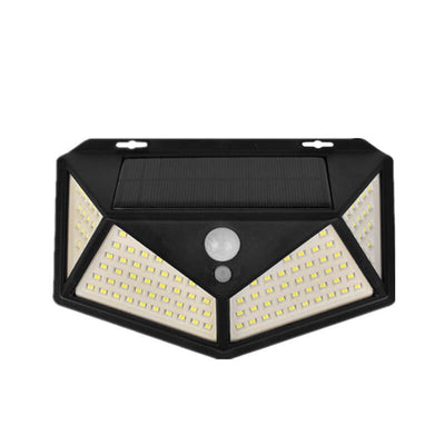 Applique murale extérieure à LED en forme de losange en plastique ABS à énergie solaire pour jardin 