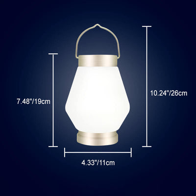 ضوء حديقة التخييم المحمول LED بغطاء فانوس PE مقاوم للماء في الهواء الطلق 