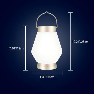 ضوء LED خارجي متعدد الأضلاع للأجهزة المحمولة بالطاقة الشمسية للتخييم 