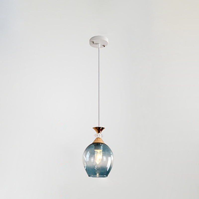 Nordic Gradient Glass Orb 1/3 Light Kronleuchter 