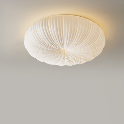 Plafonnier LED Minimaliste Moderne en Acrylique avec Abat-jour Citrouille pour Chambre 